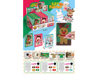 621-61 &nbsp;&nbsp;Woolen painting & Refrigerator sticker (Christmas, Easter, Valentine's Day) 24PCS/BOX