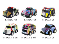 793-6(Graffiti) &nbsp;&nbsp;Die cast graffiti car 6PCS