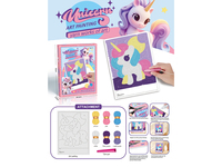 621-11 &nbsp;&nbsp;Woolen painting (Unicorn)