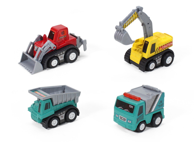 2823-4 &nbsp;&nbsp;Pull back car 4PCS