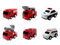 6387-6 &nbsp;&nbsp;Pull back car 6PCS