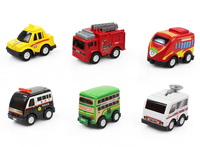 2825-6 &nbsp;&nbsp;Pull back car 6PCS