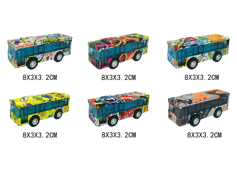 819-4(Graffiti） &nbsp;&nbsp;Die cast graffiti car 6PCS