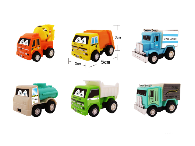 6388-6 &nbsp;&nbsp;Pull back car 6PCS