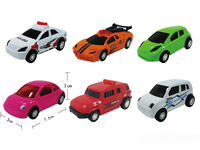 6386-6 &nbsp;&nbsp;Pull back car 6PCS