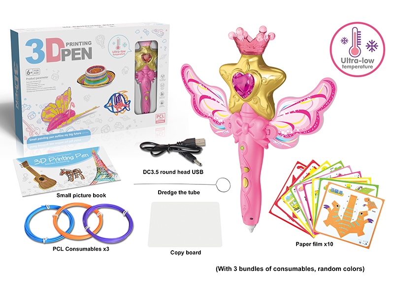 9911 &nbsp;&nbsp;Low temperature 3d printing pen (English)