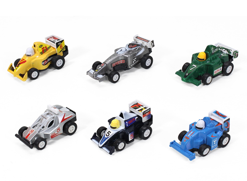 2820-6 &nbsp;&nbsp;Pull back car 6PCS