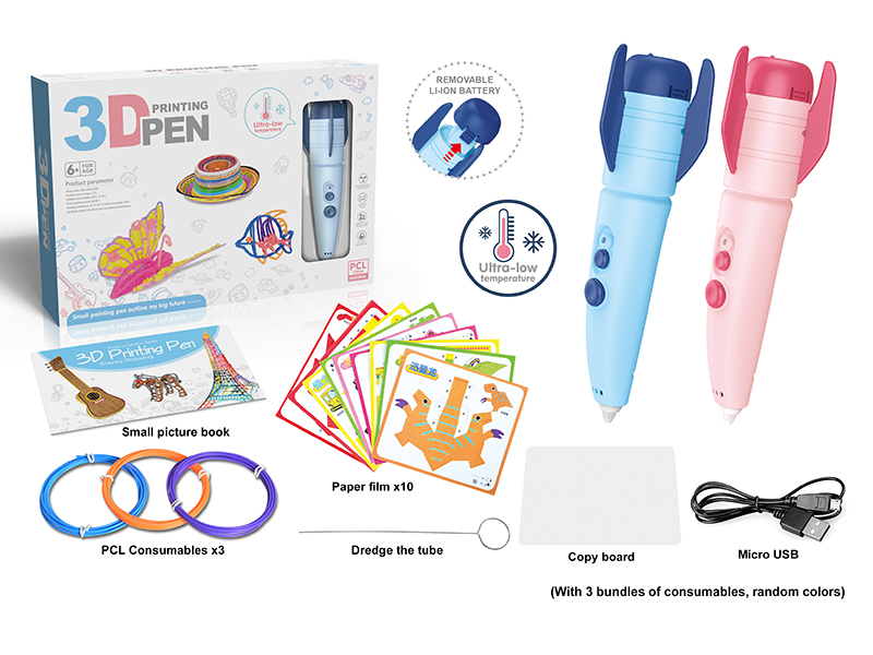 9913 &nbsp;&nbsp;Low temperature 3d printing pen (English)