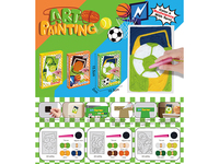 621-65ABC &nbsp;&nbsp;Woolen painting & Refrigerator sticker (Soccer, basketball and tennis)