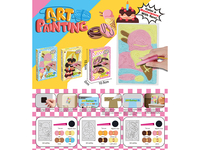 621-64ABC &nbsp;&nbsp;Woolen painting & Refrigerator sticker (doughnut cake ice cream)