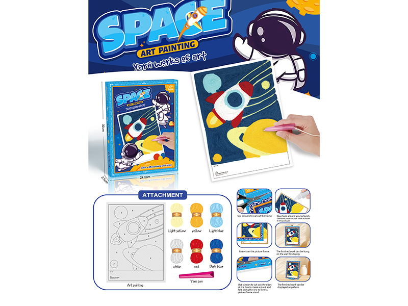 621-19 &nbsp;&nbsp;Woolen painting (space)