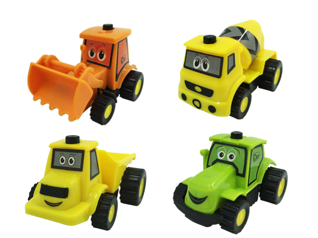 2838-4 &nbsp;&nbsp;Pul back car 4PCS