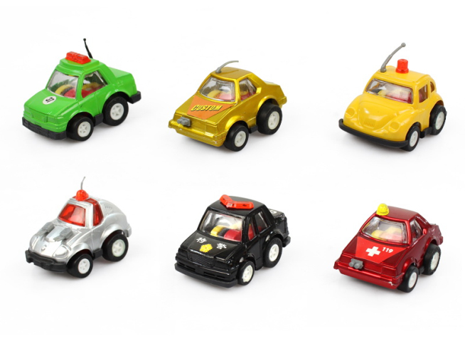 2822-6 &nbsp;&nbsp;Pull back car 6PCS