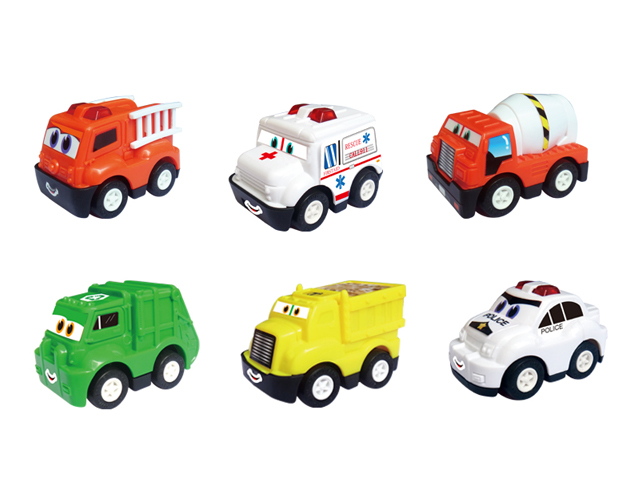 2835-6 &nbsp;&nbsp;Pull back car 6PCS