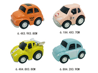 6390-4 &nbsp;&nbsp;Pull back car 4PCS