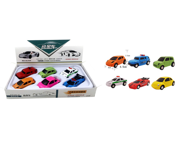 810F &nbsp;&nbsp;Die cast car 6PCS/BOX